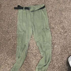 Green army pants